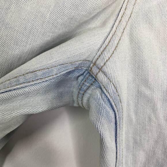 Wild Fable Highest Rise Light Wash Blue Denim Mom Jeans Women's Size 8 - Picture 7 of 11